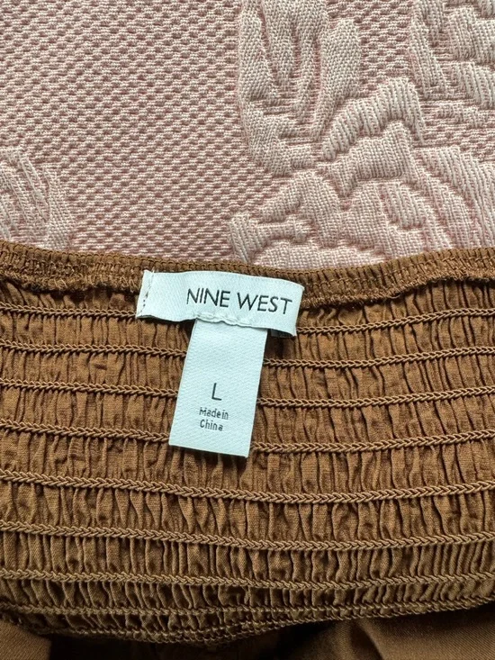 Nine West Maxi Dress, Brown, Size Large - Picture 7 of 9